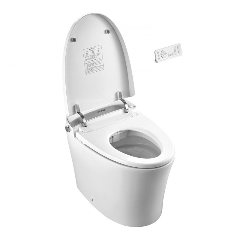 Toilette allongée à rafraîchissement automatique avec siège chauffant