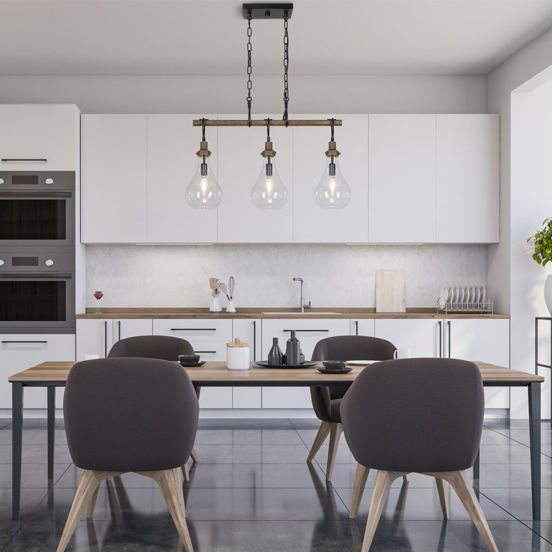 Ammanda 3 - Light Small Kitchen Island Pendant Chandelier