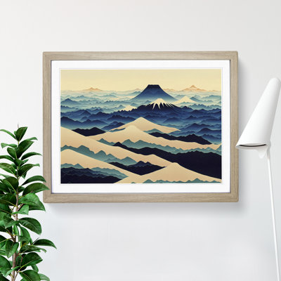 Resplendent Japanese Mountains 1 Piece Single Picture Frame Painting