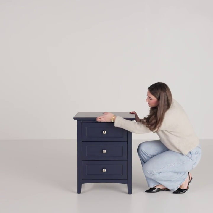 Birch Lane™ Renee 3 - Drawer Nightstand & Reviews | Wayfair
