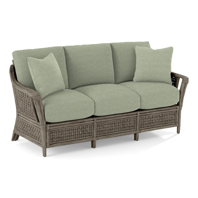 Boca Sofa, Stone Hearth, Frond Blue