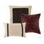 Édredon pour très grand lit 7 pièces - Faux suède rouge, microsuède doux, coussins décoratifs à motif en pièces, 2 taies décoratives lavables à la machine + 1 jupe de lit-120944692-120944693