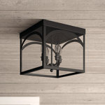 4-Light 12.38" Flush Mount