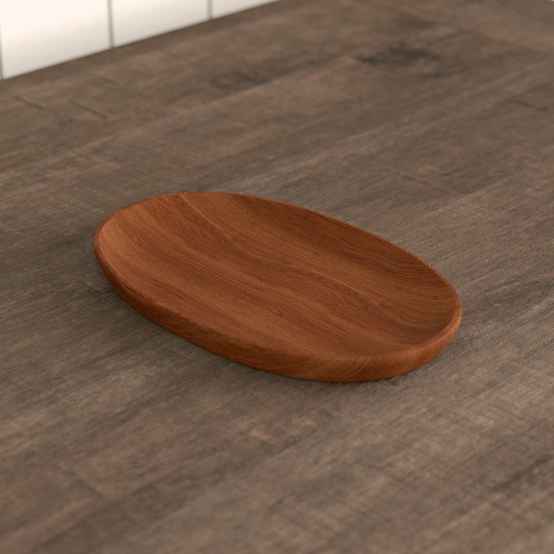Millwood Pines Molloy Wood Tray