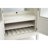 Extendable Rectangular Dining Table With 4 Side Chairs 2 Upholstered Side Chairs Buffet And Display Cabinet-1447542731
