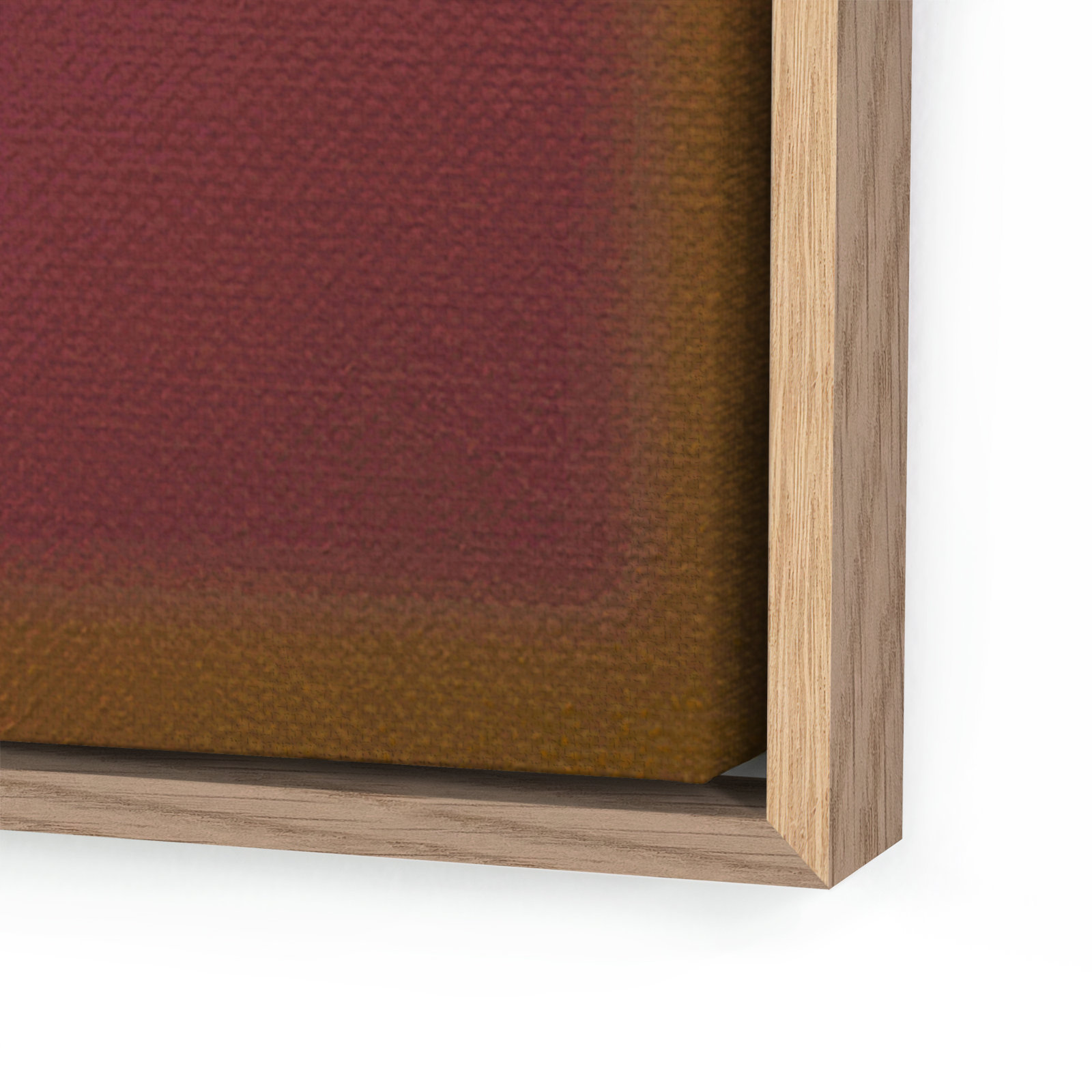 Composition Deep by Charles Stuart, Light Brown, Red/Orange, 32" H x 24" W x 2" D