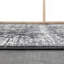 Tapis persan tissé délavé rétro