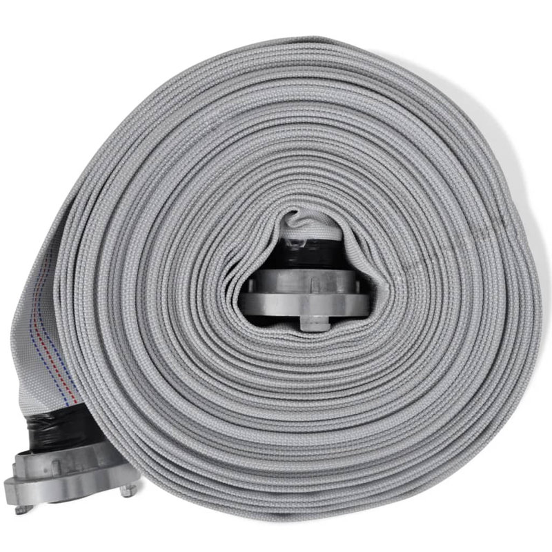 Tuyau d'arrosage avec tuyaux D-Storz vidaXL, 65.6', Gris
