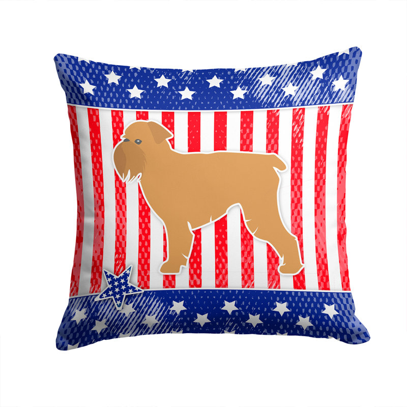 Coussin intérieur/extérieur Patriotic, H 14 po x l 14 po x P 3 po