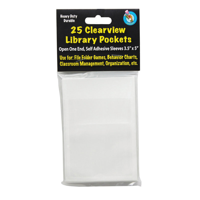 Pochette de bibliothèque auto-adhésive Ashley Productions