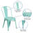 Lily Metal Stackable Side Chair-1821056094