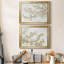 «Neutral Cherry Blossom Composition I», ensemble de 2 peintures encadrées-2114580470-2114580471