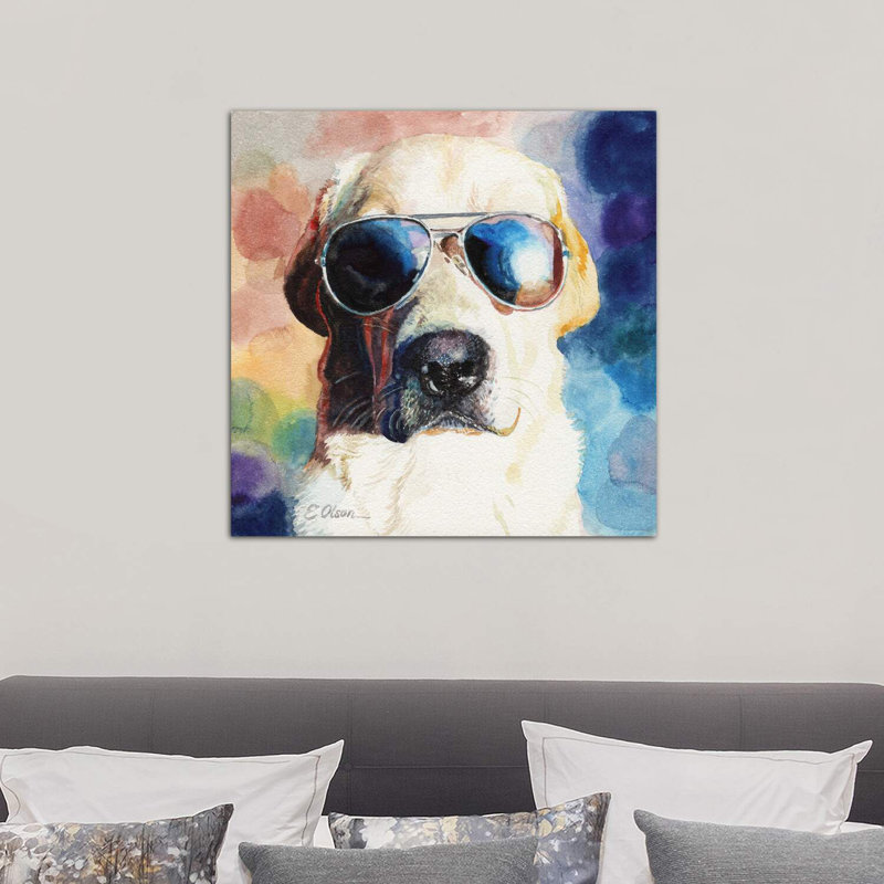 Bad Cop - Wrapped Canvas Painting, 66.04 cm H x 66.04 cm W x 3.175 cm D