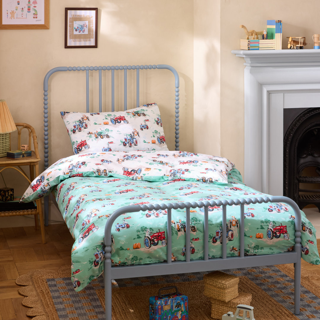 Vintage Tractors Reversible Duvet Cover Set