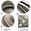 «Abstract Lines In Motion II», reproduction d'art murale abstraite en métal-347432489