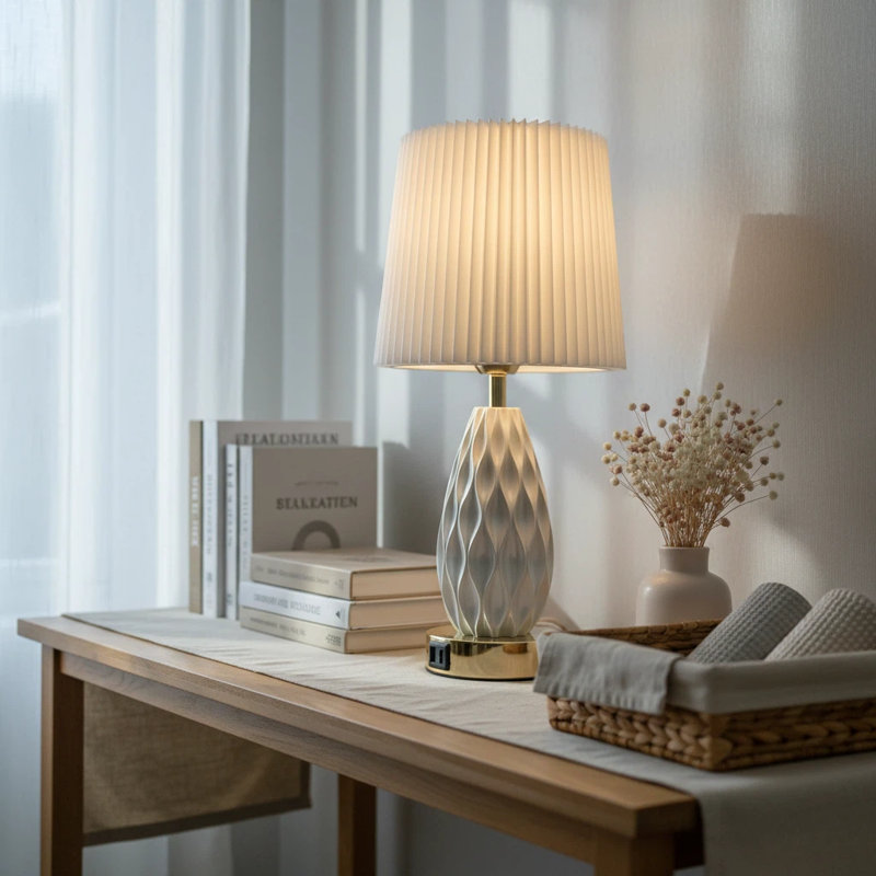 Lampe de table Coastal Silver, Argent