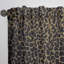Rideaux semi-transparents avec passe-tringle semi-transparent en fourrure de léopard mid-century safari-44743113