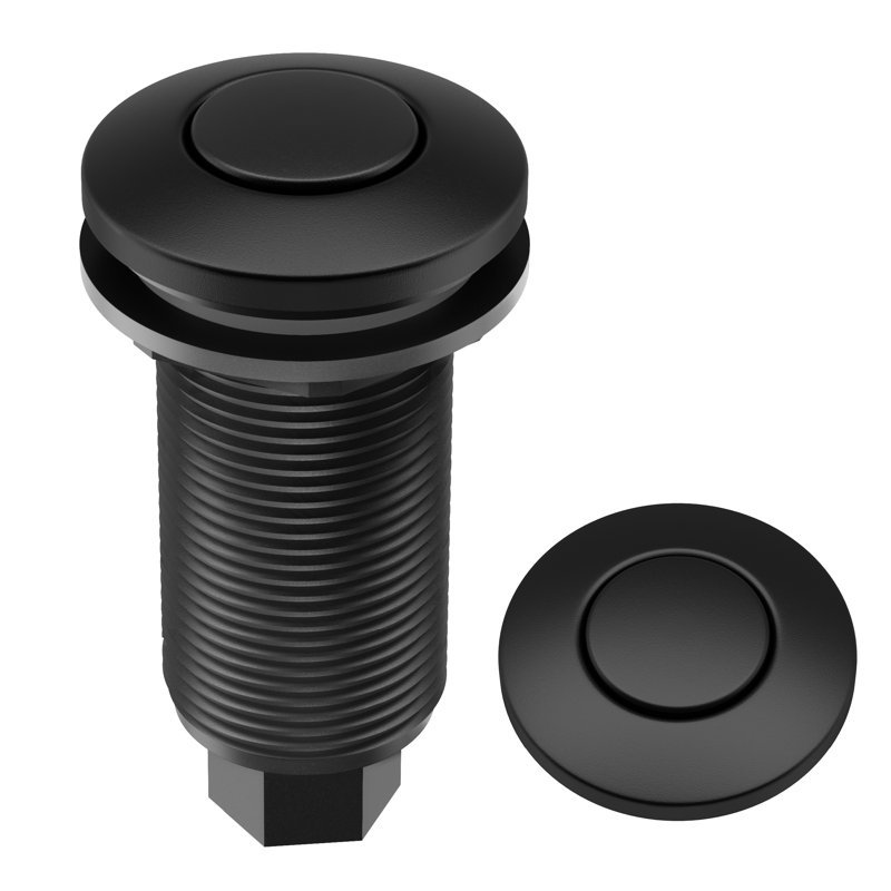 Ensemble de commutateur d'air pour broyeur à déchets KRAUS avec bouton-poussoir, adaptateur CA, cordon d'alimentation et tube d'air inclus