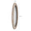 Miroir mural rond en bois massif Lana