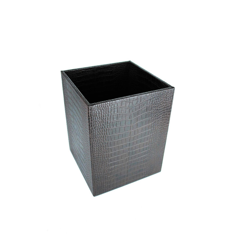 Camp Manufactured Wood Open Waste Bin, Grey