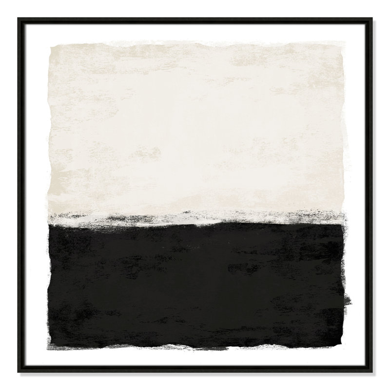 Midnight II - Square Vesrion - reproduction carrée de Natalie Carpentieri, H 31,5 po x l 31,5 po, Espresso
