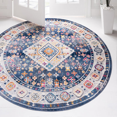 Tapis oriental bleu