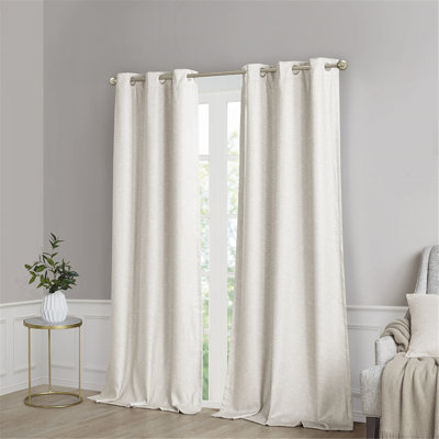 Reveka Semi Sheer Curtain Single Panel