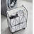 Collapsible Rolling Iron Wire Laundry Hamper-1067028361
