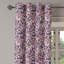Rideau décoratif à œillets 2 panneaux East Urban Home, 50 po x 96 po, beige corail-2036034115