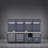 Workshop garage complete storage system set