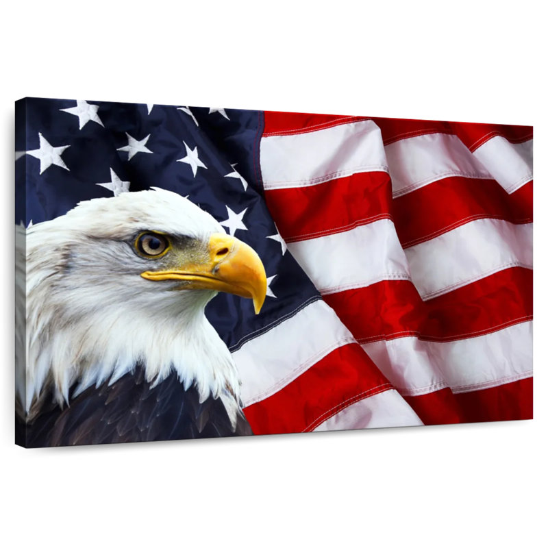 American National Bald Eagle, 24" H x 36" W