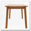 Table de salle à manger, coin-repas peu encombrant pour la maison, la cuisine, l’appartement, les pieds en bois d’hévéa