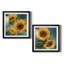 Tournesol I - ensemble de 2 reproductions d'art encadrées-797026828-797026827-797026822