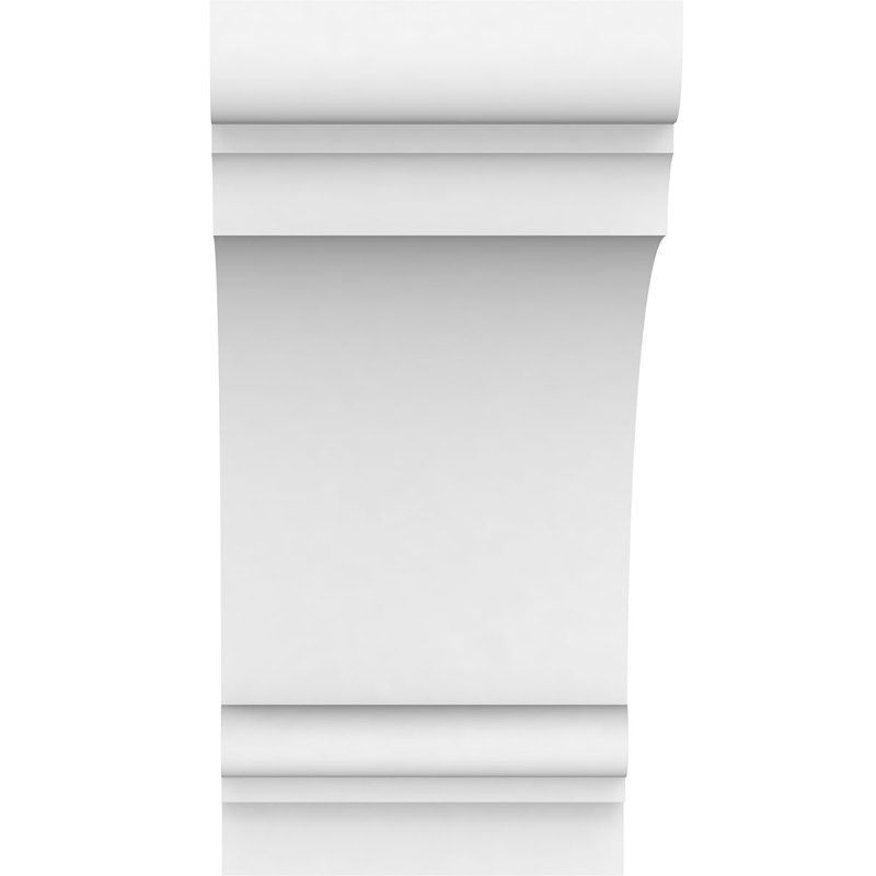 Support Standard Hughes Architectural Grade PVC, H 10 po x l 5 po x p 10 po