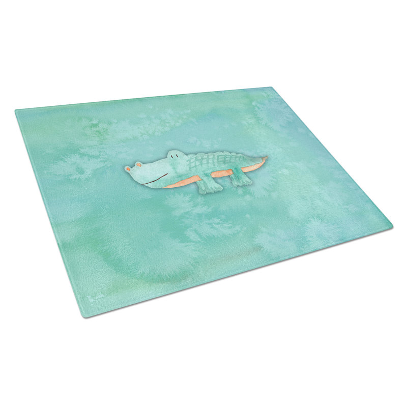 Planche à découper en verre trempé alligator en verre trempé caroline