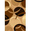 Tapis chocolat / beige à motif abstrait Mccampbell-40595807