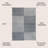 Kentarius Minimalist Striped Plaid Machine-Washable Dark Gray/Cream Rug-2011607586