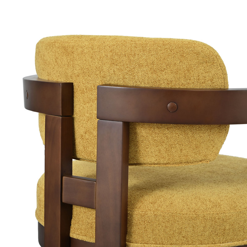 Ensemble de chaises de salle à manger rembourrées en bois durable pour espaces élégants