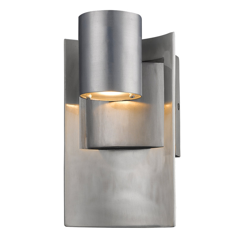 Gerlach LED Wall Light, 19" H x 9" W x 5.88" D, Silver