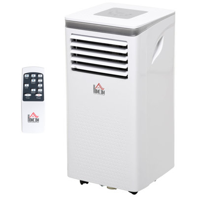 HomCom 8000 BTU Portable Air Conditioner with Energy Saver Mode and Dehumidifier Function