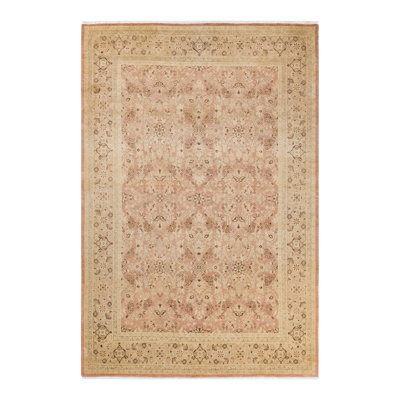 Shentell One-of-a-Kind 6' 1" X 9' 3" 2000s Wool Area Rug in Beige