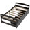 Lit plateforme simple avec deux tiroirs