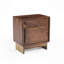 Table de chevet en bois avec 1 tiroir