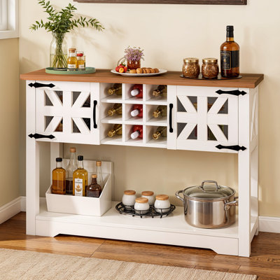 Armoire à vin avec porte-bouteilles 45,3 po Holcy