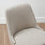 Chaise d'appoint rembourrée en bois massif Bremment-720516628