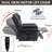 350 Lbs Genuine Leather Power Lift Recliner - Dual Motor, Heating, Massage, USB Port, Infinite Position-1500742816