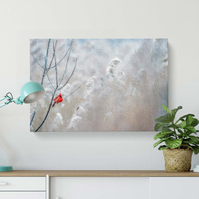 Cardinal Bird - Wrapped Canvas