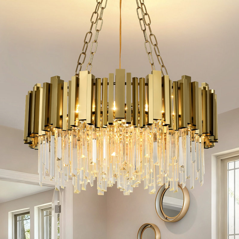 Malise 8 - Light Dimmable Tiered Chandelier