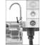 Station de lavage des mains autoportante avec robinet L 26,7 po x l 17,3 po