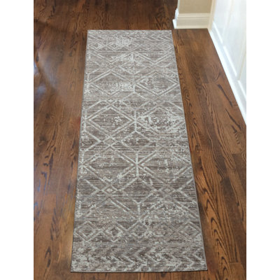 Kainaan 1243 Transitional Geometric Beige Area Rug